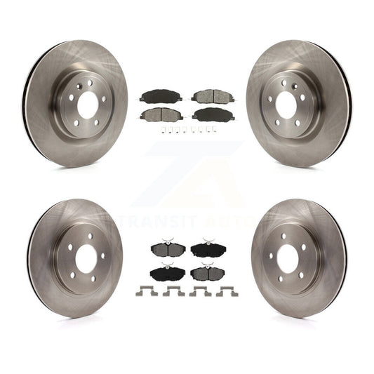 [Avant + Arrière] Kit de Disque et plaquette (semi-métallique) de frein pour Ford Mustang K8S-100934