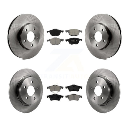 [Avant + Arrière] Kit de Disque et plaquette (semi-métallique) de frein pour Ford Focus K8S-100935