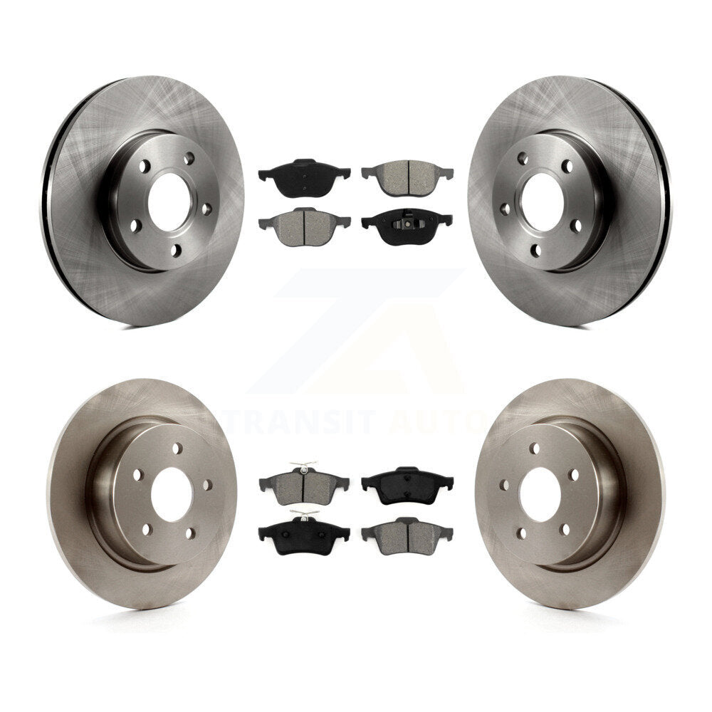[Avant + Arrière] Kit de Disque et plaquette (semi-métallique) de frein pour Ford C-Max K8S-100936
