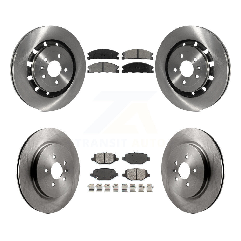 [Avant + Arrière] Kit de Disque et plaquette (semi-métallique) de frein pour Ford Explorer Taurus Flex Police Interceptor Sedan Lincoln MKS Special Service K8S-100939