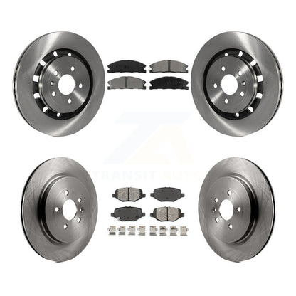 [Avant + Arrière] Kit de Disque et plaquette (semi-métallique) de frein pour Ford Explorer Taurus Flex Police Interceptor Sedan Lincoln MKS Special Service K8S-100939