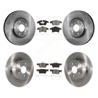 [Avant + Arrière] Kit de Disque et plaquette (semi-métallique) de frein pour Ford Fusion Lincoln MKZ K8S-100940