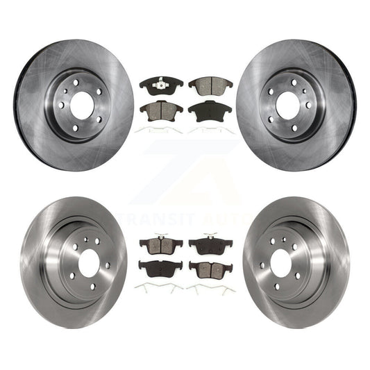 [Avant + Arrière] Kit de Disque et plaquette (semi-métallique) de frein pour Ford Fusion Lincoln MKZ K8S-100940
