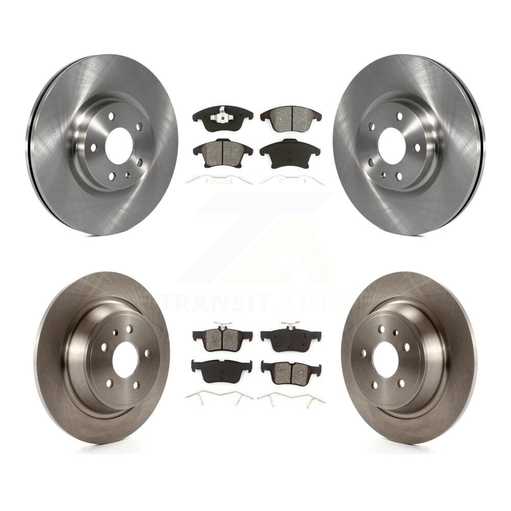 [Avant + Arrière] Kit de Disque et plaquette (semi-métallique) de frein pour Ford Fusion Lincoln MKZ K8S-100941