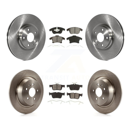 [Avant + Arrière] Kit de Disque et plaquette (semi-métallique) de frein pour Ford Fusion Lincoln MKZ K8S-100941