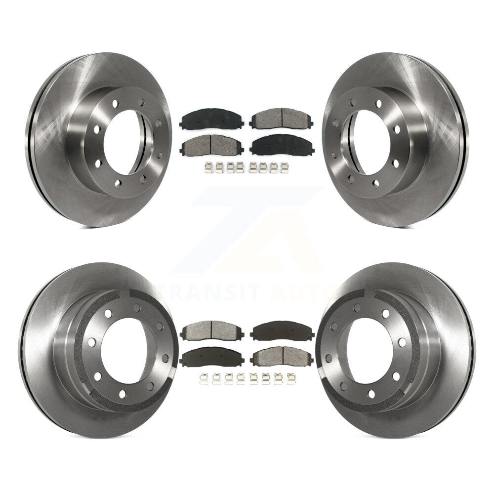 [Avant + Arrière] Kit de Disque et plaquette (semi-métallique) de frein pour Ford F-250 Super Duty F-350 4WD K8S-100943