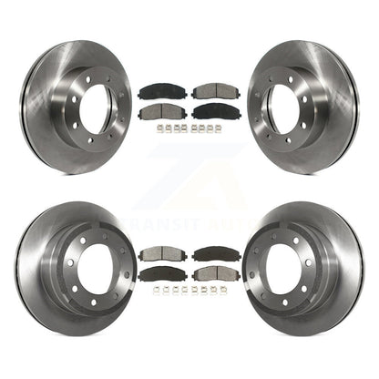 [Avant + Arrière] Kit de Disque et plaquette (semi-métallique) de frein pour Ford F-250 Super Duty F-350 4WD K8S-100943