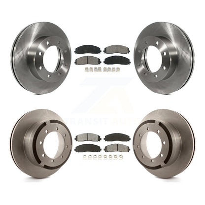 [Avant + Arrière] Kit de Disque et plaquette (semi-métallique) de frein pour Ford F-250 Super Duty F-350 F-450 K8S-100944
