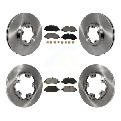 [Avant + Arrière] Kit de Disque et plaquette (semi-métallique) de frein pour 2015-2019 Ford Transit-250 Transit-350 Transit-150 avec 5 Lug Wheels K8S-100945
