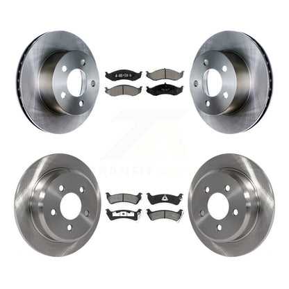 [Avant + Arrière] Kit de Disque et plaquette (semi-métallique) de frein pour Jeep Grand Cherokee K8S-100947
