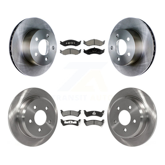 [Avant + Arrière] Kit de Disque et plaquette (semi-métallique) de frein pour Jeep Grand Cherokee K8S-100947