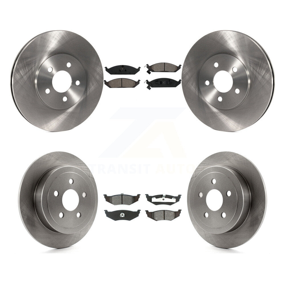 [Avant + Arrière] Kit de Disque et plaquette (semi-métallique) de frein pour Dodge Stratus Chrysler Cirrus Plymouth Breeze K8S-100952