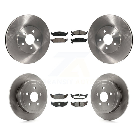 [Avant + Arrière] Kit de Disque et plaquette (semi-métallique) de frein pour Dodge Stratus Chrysler Cirrus Plymouth Breeze K8S-100952