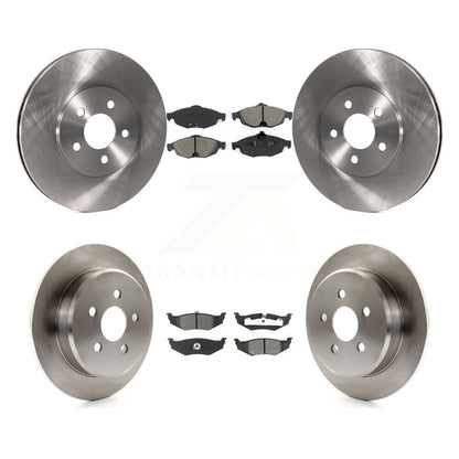 [Avant + Arrière] Kit de Disque et plaquette (semi-métallique) de frein pour Chrysler Sebring Dodge Stratus K8S-100954