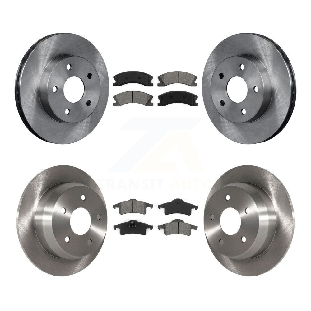[Avant + Arrière] Kit de Disque et plaquette (semi-métallique) de frein pour Jeep Grand Cherokee K8S-100960