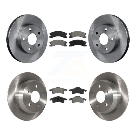 [Avant + Arrière] Kit de Disque et plaquette (semi-métallique) de frein pour Jeep Grand Cherokee K8S-100960