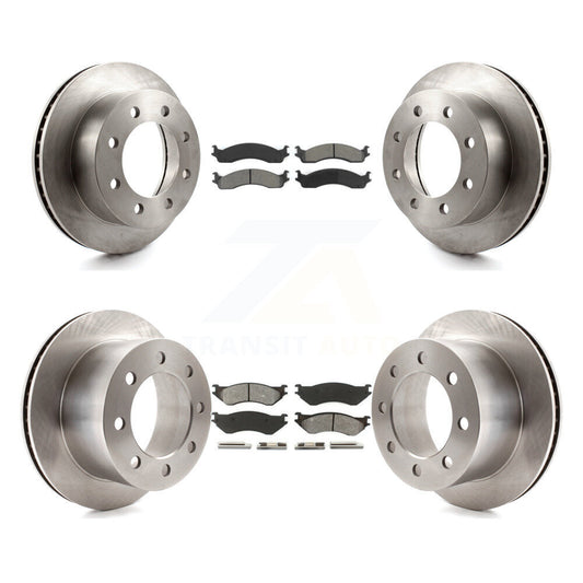 [Avant + Arrière] Kit de Disque et plaquette (semi-métallique) de frein pour 2001-2002 Dodge Ram 2500 3500 K8S-100962