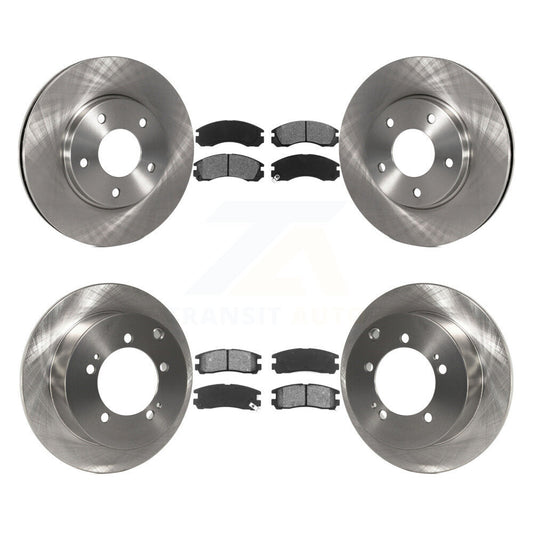 [Avant + Arrière] Kit de Disque et plaquette (semi-métallique) de frein pour 2000 Mitsubishi Eclipse 3.0L K8S-100963