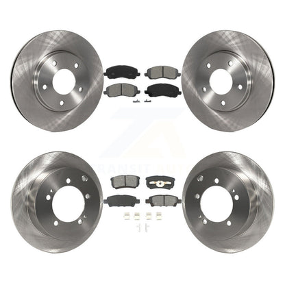 [Avant + Arrière] Kit de Disque et plaquette (semi-métallique) de frein pour Mitsubishi Lancer K8S-100964