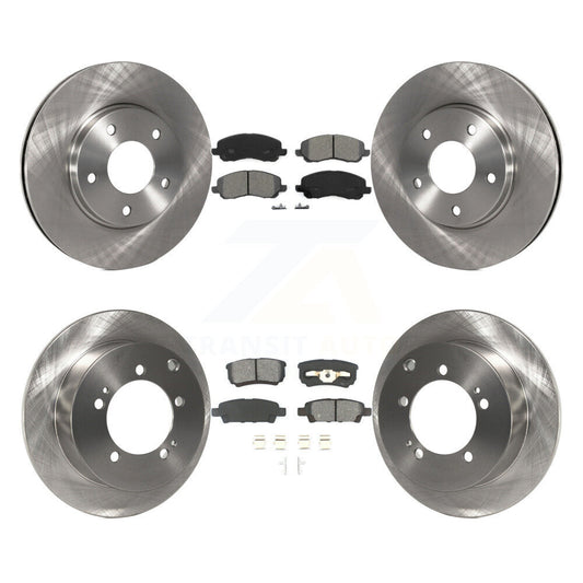 [Avant + Arrière] Kit de Disque et plaquette (semi-métallique) de frein pour Mitsubishi Lancer K8S-100964
