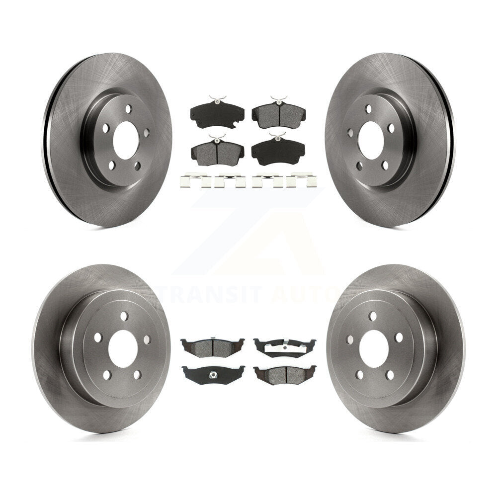 [Avant + Arrière] Kit de Disque et plaquette (semi-métallique) de frein pour Chrysler PT Cruiser K8S-100968