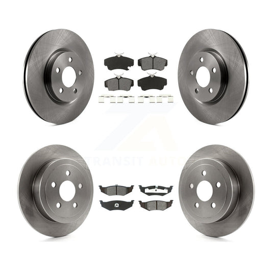 [Avant + Arrière] Kit de Disque et plaquette (semi-métallique) de frein pour Chrysler PT Cruiser K8S-100968
