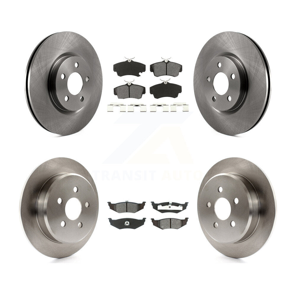 [Avant + Arrière] Kit de Disque et plaquette (semi-métallique) de frein pour Chrysler PT Cruiser K8S-100969