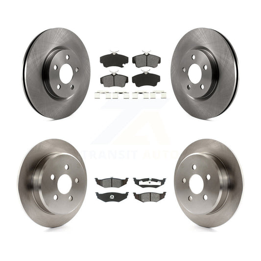 [Avant + Arrière] Kit de Disque et plaquette (semi-métallique) de frein pour Chrysler PT Cruiser K8S-100969
