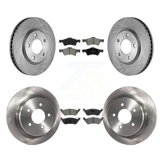 [Avant + Arrière] Kit de Disque et plaquette (semi-métallique) de frein pour Dodge Grand Caravan Chrysler Town & Country Voyager K8S-100974