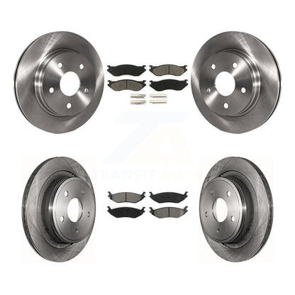 [Avant + Arrière] Kit de Disque et plaquette (semi-métallique) de frein pour Dodge Ram 1500 K8S-100976