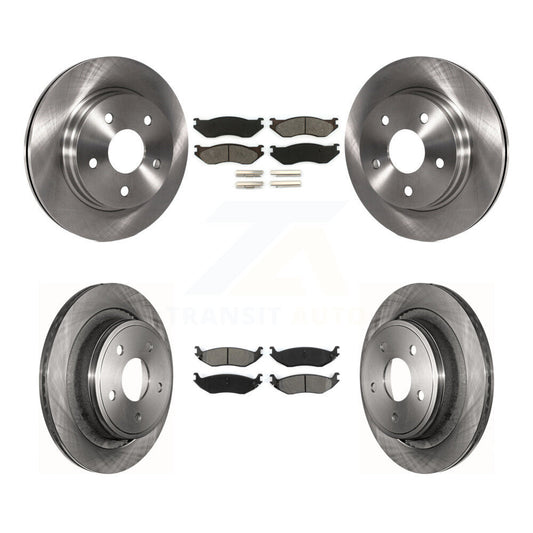 [Avant + Arrière] Kit de Disque et plaquette (semi-métallique) de frein pour Dodge Ram 1500 K8S-100976
