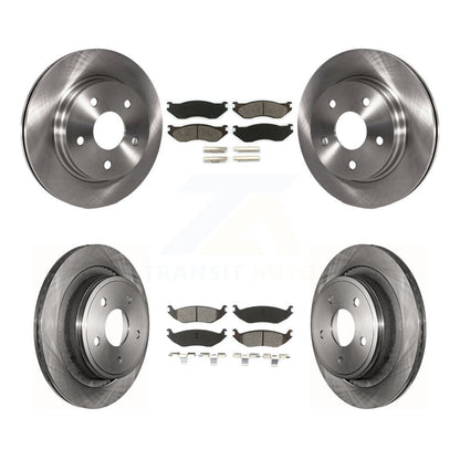 [Avant + Arrière] Kit de Disque et plaquette (semi-métallique) de frein pour Dodge Durango Ram 1500 K8S-100977