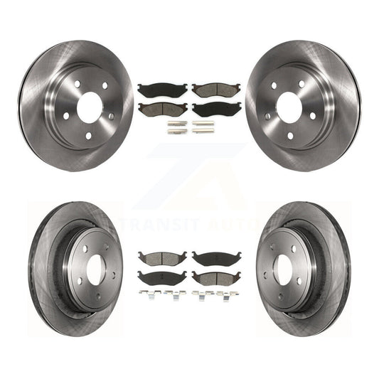 [Avant + Arrière] Kit de Disque et plaquette (semi-métallique) de frein pour Dodge Durango Ram 1500 K8S-100977