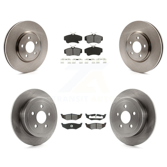 [Avant + Arrière] Kit de Disque et plaquette (semi-métallique) de frein pour 2008-2009 Chrysler PT Cruiser Turbocharged K8S-100979