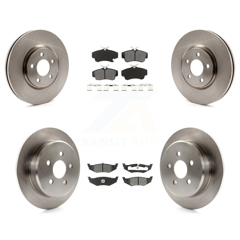 [Avant + Arrière] Kit de Disque et plaquette (semi-métallique) de frein pour 2007 Chrysler PT Cruiser Turbocharged K8S-100980