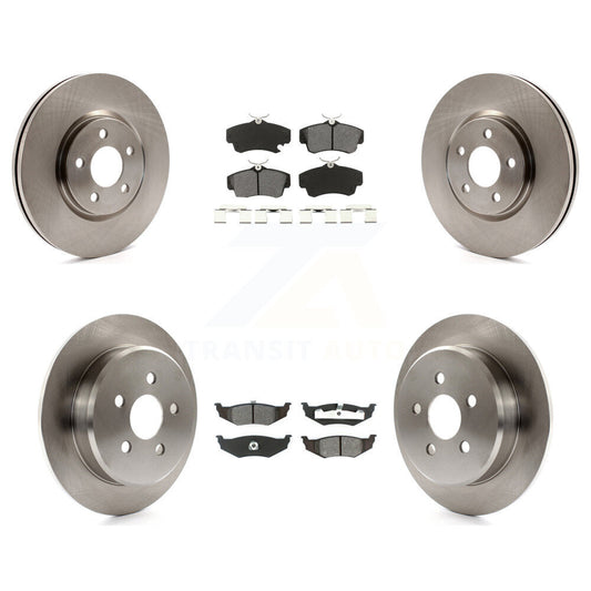 [Avant + Arrière] Kit de Disque et plaquette (semi-métallique) de frein pour 2007 Chrysler PT Cruiser Turbocharged K8S-100980
