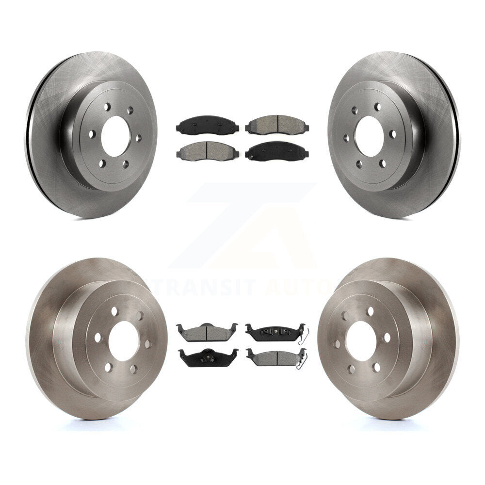 [Avant + Arrière] Kit de Disque et plaquette (semi-métallique) de frein pour 2003-2004 Dodge Dakota K8S-100983