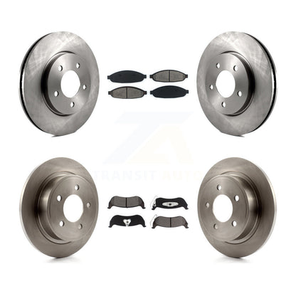 [Avant + Arrière] Kit de Disque et plaquette (semi-métallique) de frein pour 2004-2008 Chrysler Pacifica K8S-100984