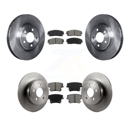 [Avant + Arrière] Kit de Disque et plaquette (semi-métallique) de frein pour Dodge Charger Chrysler 300 Challenger Magnum K8S-100985 par Transit Auto