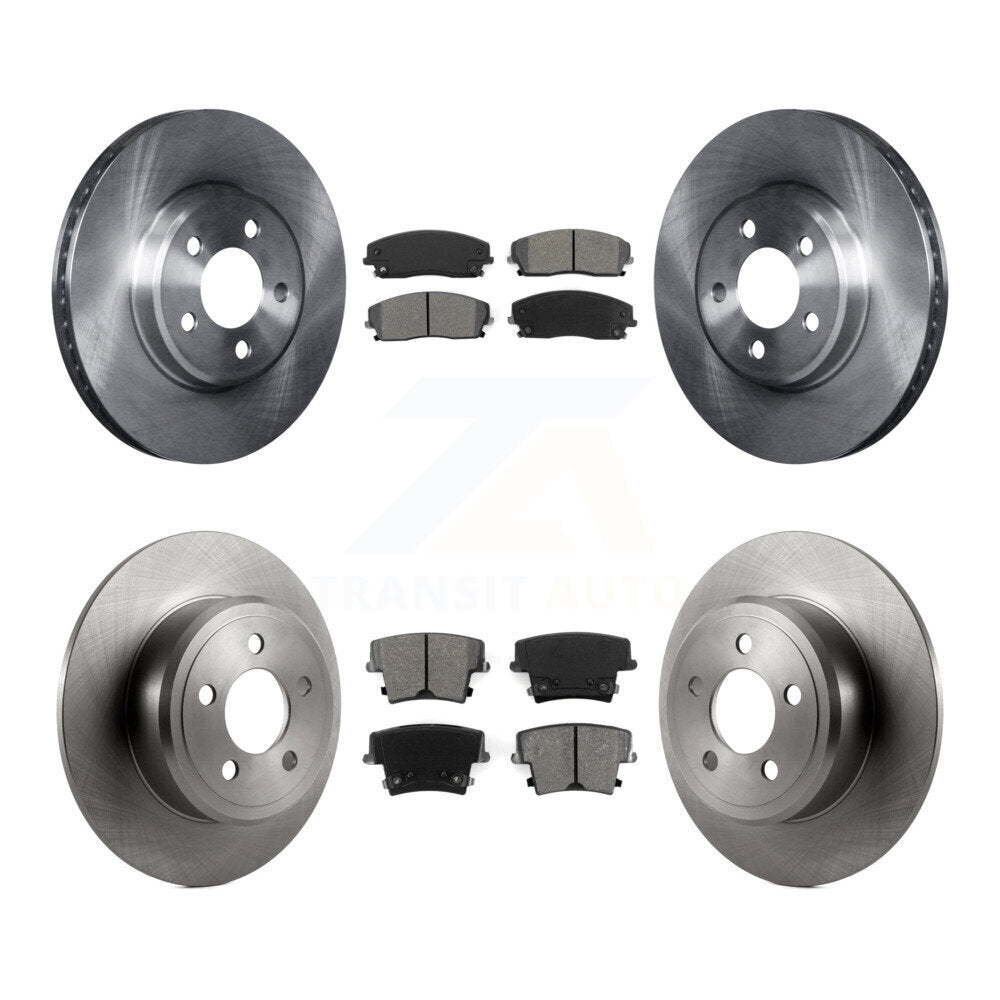 [Avant + Arrière] Kit de Disque et plaquette (semi-métallique) de frein pour Dodge Charger Chrysler 300 Challenger Magnum K8S-100985
