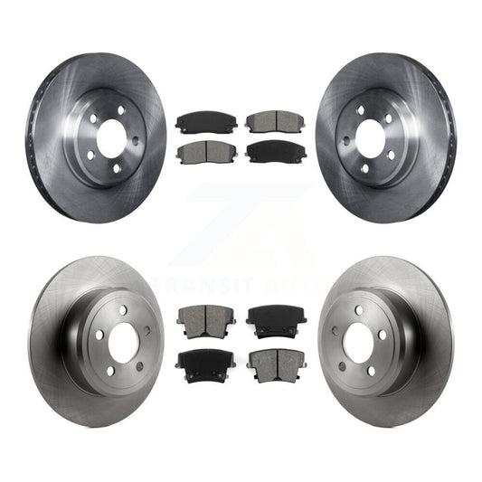 [Avant + Arrière] Kit de Disque et plaquette (semi-métallique) de frein pour Dodge Charger Chrysler 300 Challenger Magnum K8S-100985