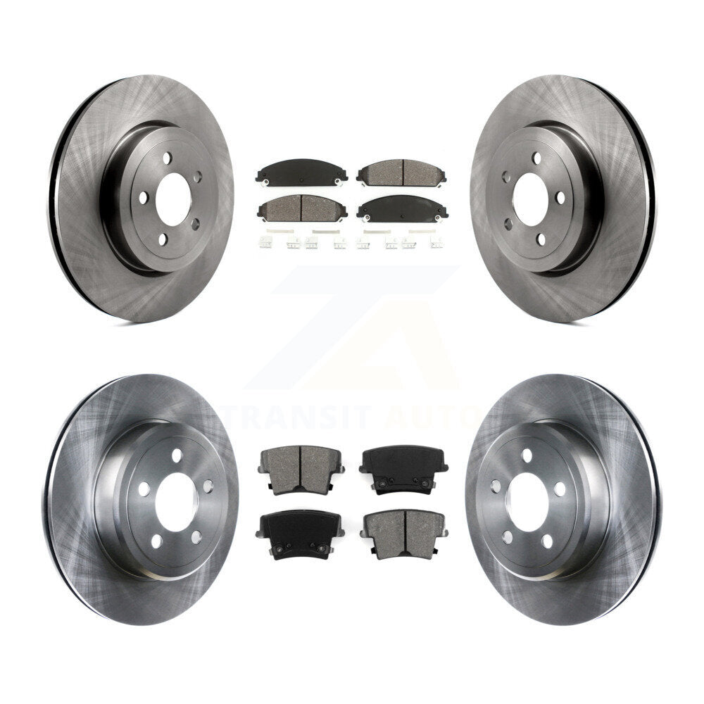 [Avant + Arrière] Kit de Disque et plaquette (semi-métallique) de frein pour Dodge Charger Chrysler 300 Challenger Magnum K8S-100988