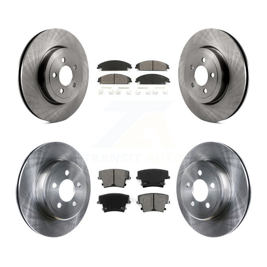 [Avant + Arrière] Kit de Disque et plaquette (semi-métallique) de frein pour Dodge Charger Chrysler 300 Challenger Magnum K8S-100988