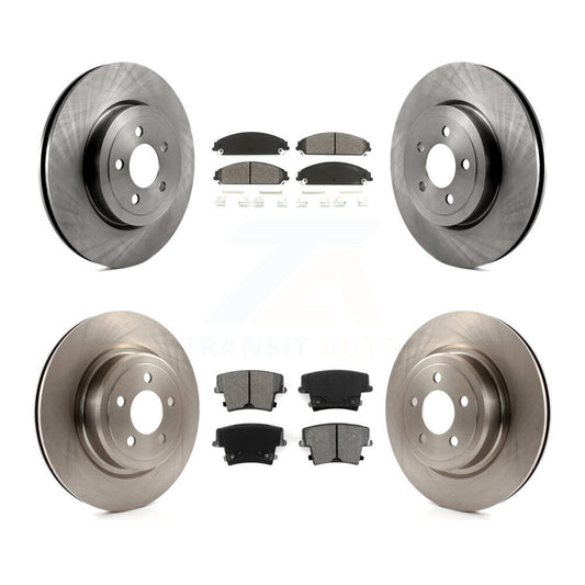 [Avant + Arrière] Kit de Disque et plaquette (semi-métallique) de frein pour Dodge Charger avec Police Package K8S-100989