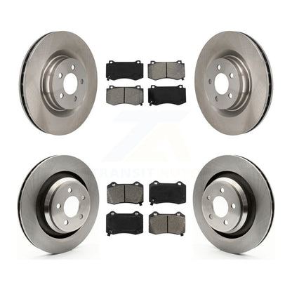 [Avant + Arrière] Kit de Disque et plaquette (semi-métallique) de frein pour Dodge Charger Chrysler 300 Challenger Magnum K8S-100991
