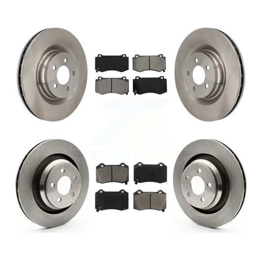 [Avant + Arrière] Kit de Disque et plaquette (semi-métallique) de frein pour Dodge Charger Chrysler 300 Challenger Magnum K8S-100991
