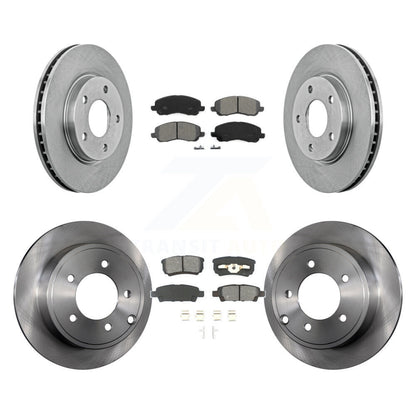 [Avant + Arrière] Kit de Disque et plaquette (semi-métallique) de frein pour Mitsubishi Lancer K8S-100994
