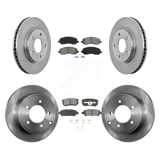 [Avant + Arrière] Kit de Disque et plaquette (semi-métallique) de frein pour Mitsubishi Lancer K8S-100994