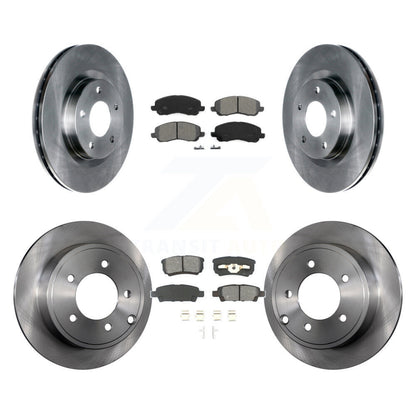 [Avant + Arrière] Kit de Disque et plaquette (semi-métallique) de frein pour Jeep Patriot Dodge Compass Caliber Chrysler Avenger Sebring 200 K8S-100996