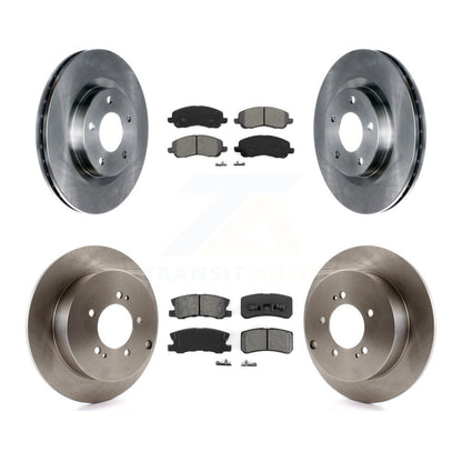 [Avant + Arrière] Kit de Disque et plaquette (semi-métallique) de frein pour Mitsubishi Outlander K8S-100999
